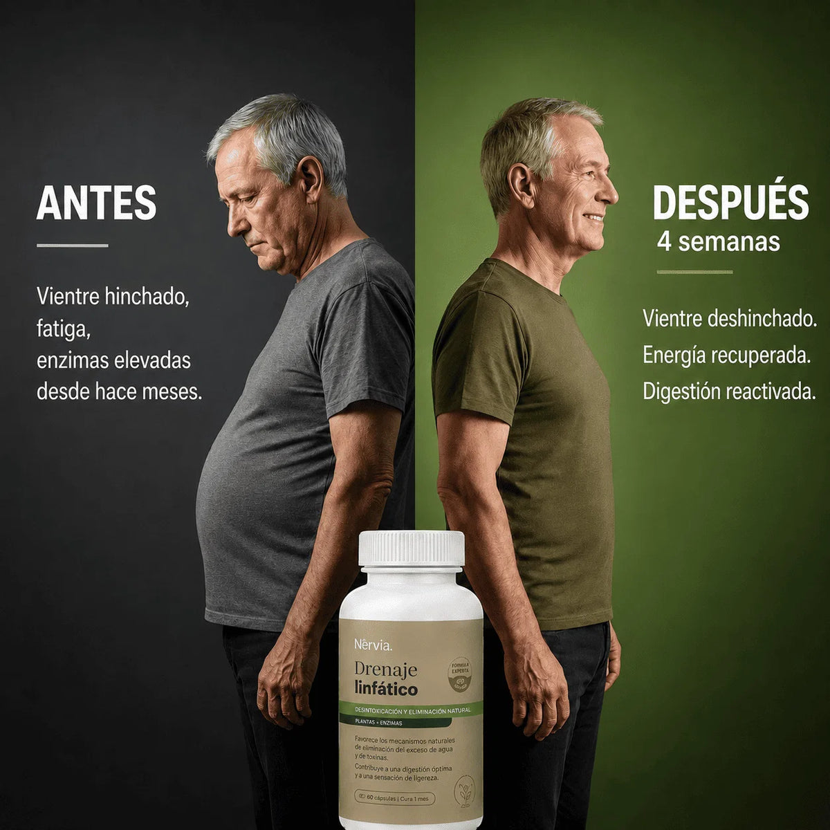 Nervia™ Drenaje Hepático — Desbloquea la red linfática de tu hígado