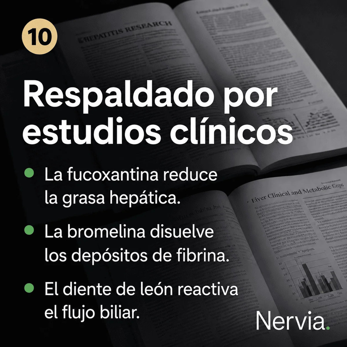 Nervia™ Drenaje Hepático — Desbloquea la red linfática de tu hígado