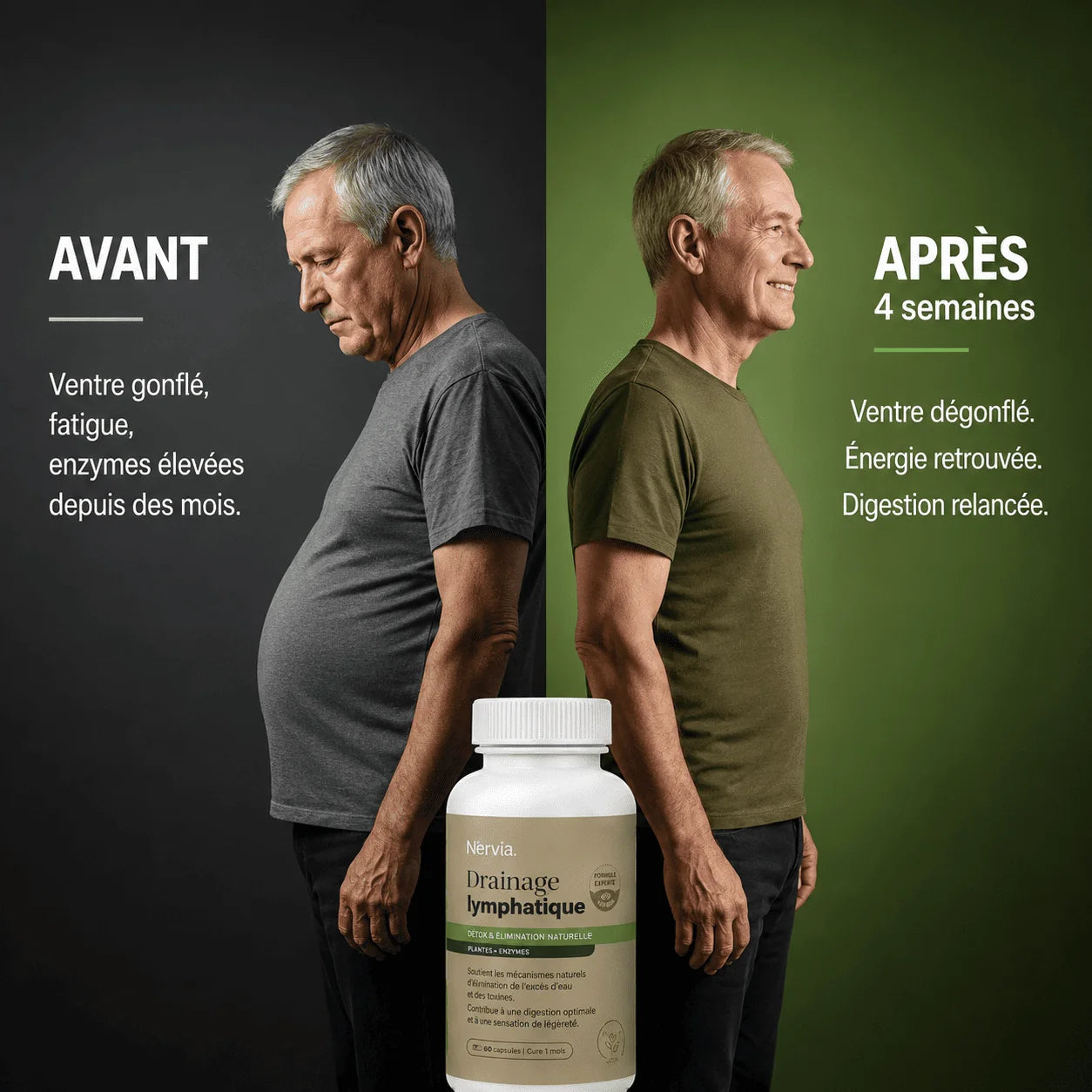 Nervia™ Drainage Hépatique — Débouchez le réseau lymphatique de votre foie
