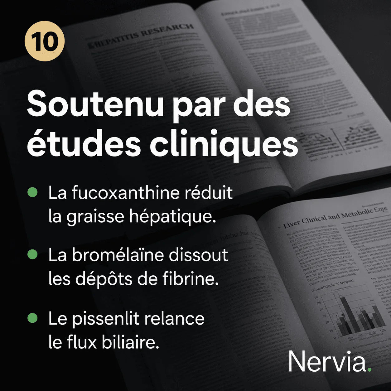 Nervia™ Drainage Hépatique — Débouchez le réseau lymphatique de votre foie