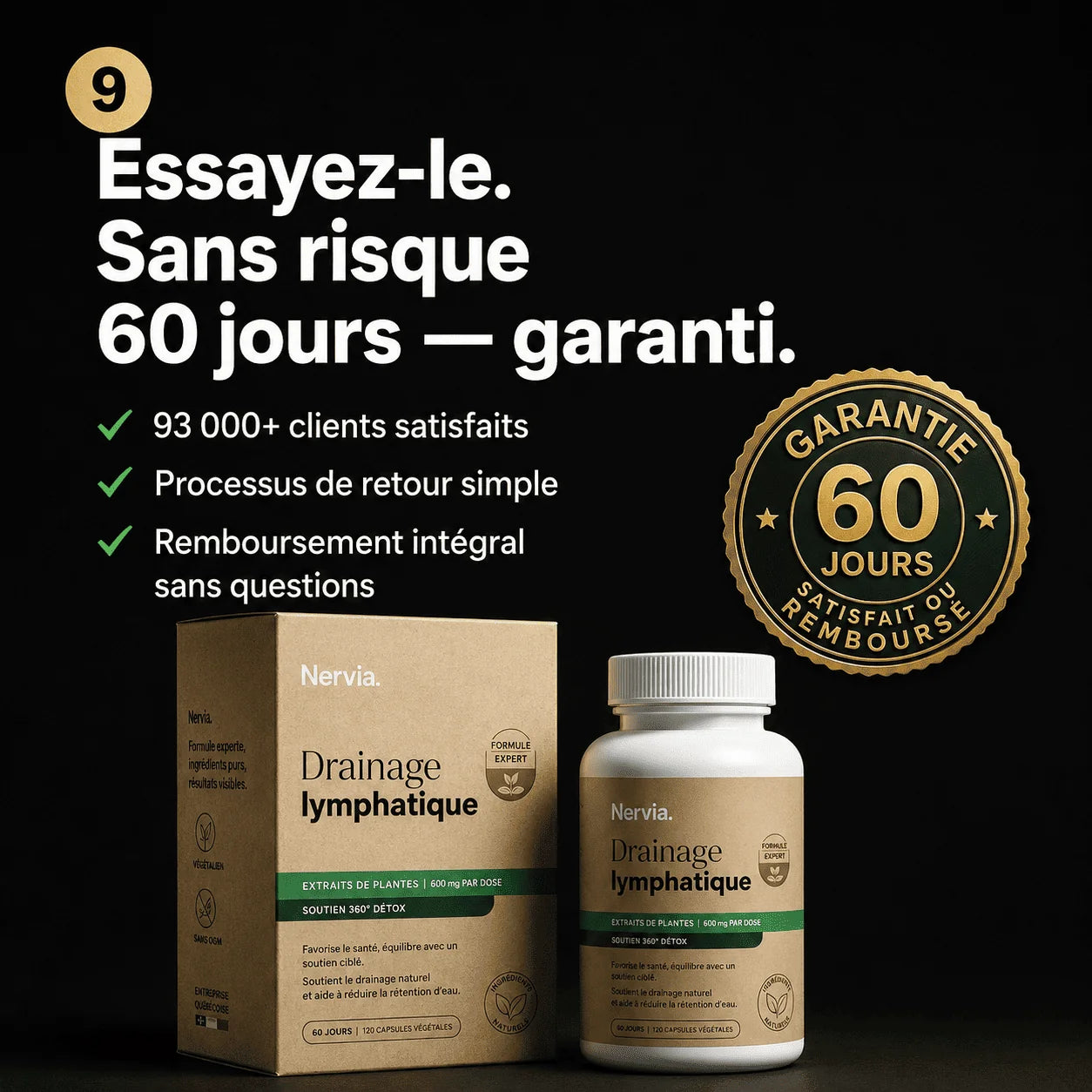 Nervia™ Drainage Hépatique — Débouchez le réseau lymphatique de votre foie